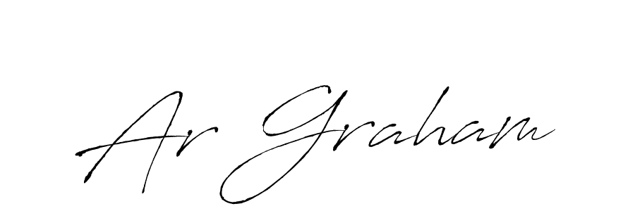 Make a beautiful signature design for name Ar Graham. With this signature (Antro_Vectra) style, you can create a handwritten signature for free. Ar Graham signature style 6 images and pictures png