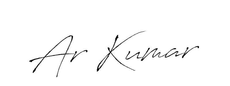 Similarly Antro_Vectra is the best handwritten signature design. Signature creator online .You can use it as an online autograph creator for name Ar Kumar. Ar Kumar signature style 6 images and pictures png