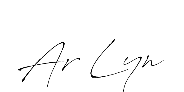 How to make Ar Lyn signature? Antro_Vectra is a professional autograph style. Create handwritten signature for Ar Lyn name. Ar Lyn signature style 6 images and pictures png