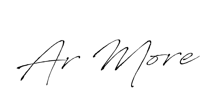The best way (Antro_Vectra) to make a short signature is to pick only two or three words in your name. The name Ar More include a total of six letters. For converting this name. Ar More signature style 6 images and pictures png
