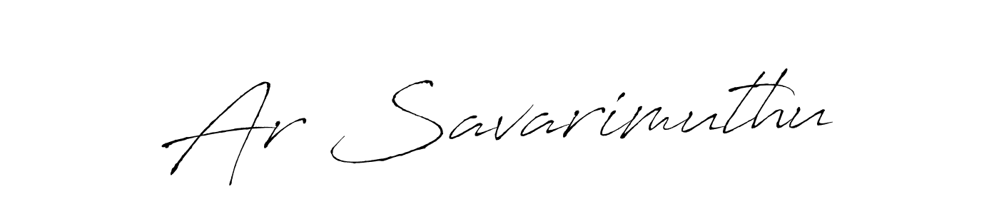 Use a signature maker to create a handwritten signature online. With this signature software, you can design (Antro_Vectra) your own signature for name Ar Savarimuthu. Ar Savarimuthu signature style 6 images and pictures png