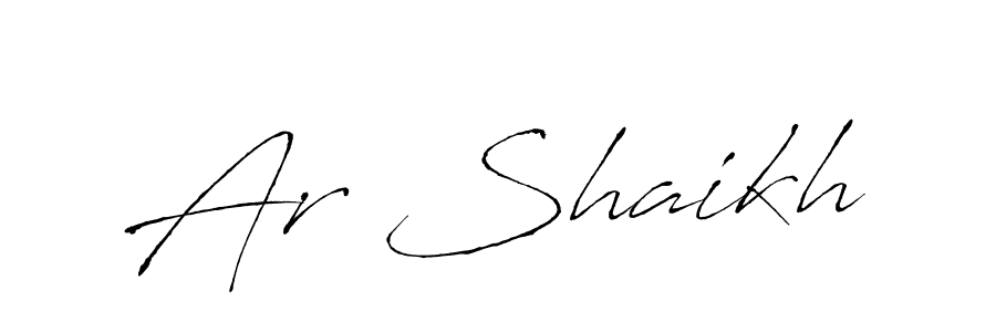 You can use this online signature creator to create a handwritten signature for the name Ar Shaikh. This is the best online autograph maker. Ar Shaikh signature style 6 images and pictures png