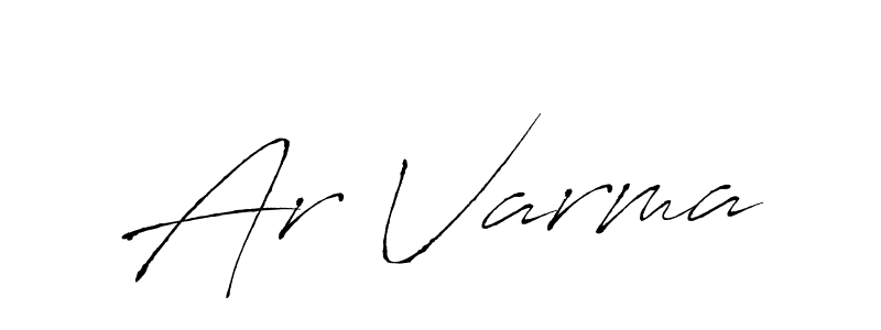 Ar Varma stylish signature style. Best Handwritten Sign (Antro_Vectra) for my name. Handwritten Signature Collection Ideas for my name Ar Varma. Ar Varma signature style 6 images and pictures png