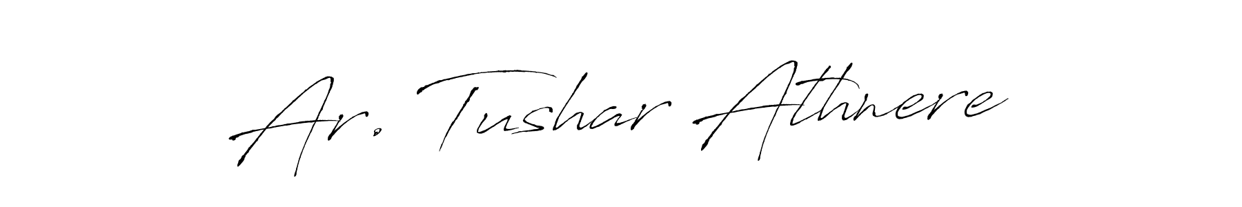 See photos of Ar. Tushar Athnere official signature by Spectra . Check more albums & portfolios. Read reviews & check more about Antro_Vectra font. Ar. Tushar Athnere signature style 6 images and pictures png