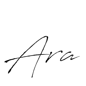 Ara stylish signature style. Best Handwritten Sign (Antro_Vectra) for my name. Handwritten Signature Collection Ideas for my name Ara. Ara signature style 6 images and pictures png