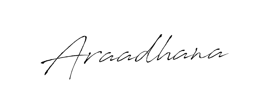 Use a signature maker to create a handwritten signature online. With this signature software, you can design (Antro_Vectra) your own signature for name Araadhana. Araadhana signature style 6 images and pictures png