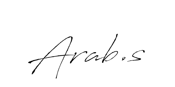 You should practise on your own different ways (Antro_Vectra) to write your name (Arab.s) in signature. don't let someone else do it for you. Arab.s signature style 6 images and pictures png