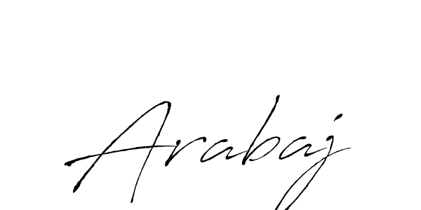 Antro_Vectra is a professional signature style that is perfect for those who want to add a touch of class to their signature. It is also a great choice for those who want to make their signature more unique. Get Arabaj name to fancy signature for free. Arabaj signature style 6 images and pictures png