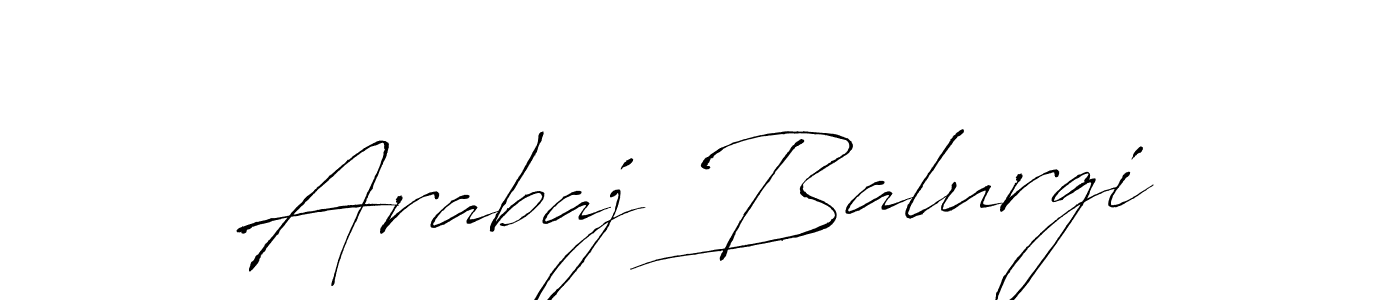 Design your own signature with our free online signature maker. With this signature software, you can create a handwritten (Antro_Vectra) signature for name Arabaj Balurgi. Arabaj Balurgi signature style 6 images and pictures png
