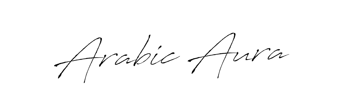Use a signature maker to create a handwritten signature online. With this signature software, you can design (Antro_Vectra) your own signature for name Arabic Aura. Arabic Aura signature style 6 images and pictures png