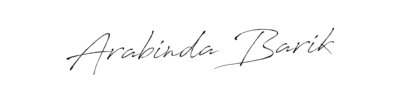 Create a beautiful signature design for name Arabinda Barik. With this signature (Antro_Vectra) fonts, you can make a handwritten signature for free. Arabinda Barik signature style 6 images and pictures png