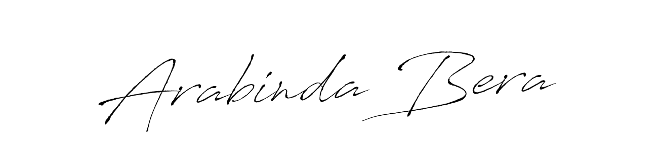 Design your own signature with our free online signature maker. With this signature software, you can create a handwritten (Antro_Vectra) signature for name Arabinda Bera. Arabinda Bera signature style 6 images and pictures png