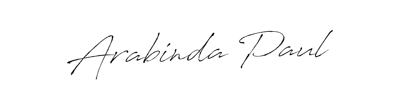 Design your own signature with our free online signature maker. With this signature software, you can create a handwritten (Antro_Vectra) signature for name Arabinda Paul. Arabinda Paul signature style 6 images and pictures png