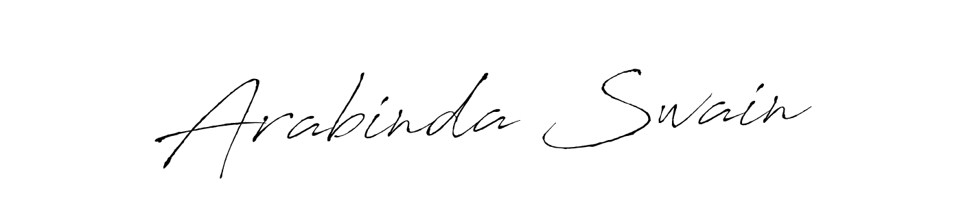 How to make Arabinda Swain name signature. Use Antro_Vectra style for creating short signs online. This is the latest handwritten sign. Arabinda Swain signature style 6 images and pictures png