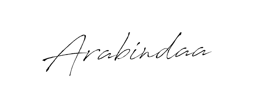 Use a signature maker to create a handwritten signature online. With this signature software, you can design (Antro_Vectra) your own signature for name Arabindaa. Arabindaa signature style 6 images and pictures png