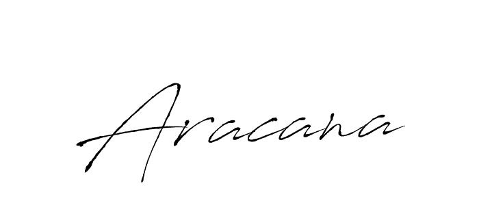 How to make Aracana signature? Antro_Vectra is a professional autograph style. Create handwritten signature for Aracana name. Aracana signature style 6 images and pictures png