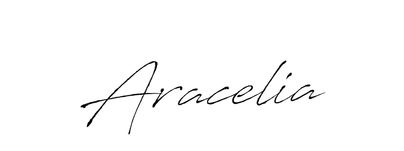 Antro_Vectra is a professional signature style that is perfect for those who want to add a touch of class to their signature. It is also a great choice for those who want to make their signature more unique. Get Aracelia name to fancy signature for free. Aracelia signature style 6 images and pictures png