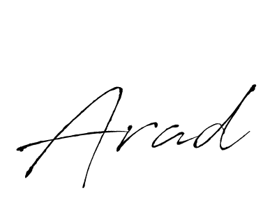How to make Arad signature? Antro_Vectra is a professional autograph style. Create handwritten signature for Arad name. Arad signature style 6 images and pictures png