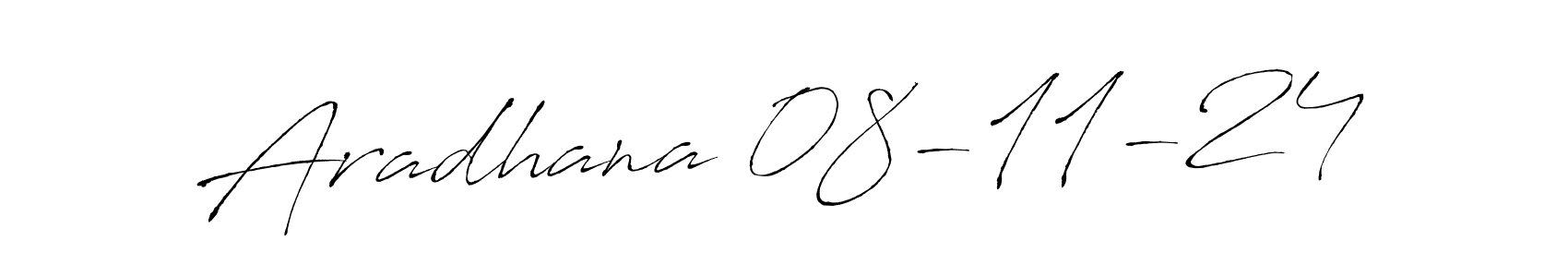 Create a beautiful signature design for name Aradhana 08-11-24. With this signature (Antro_Vectra) fonts, you can make a handwritten signature for free. Aradhana 08-11-24 signature style 6 images and pictures png