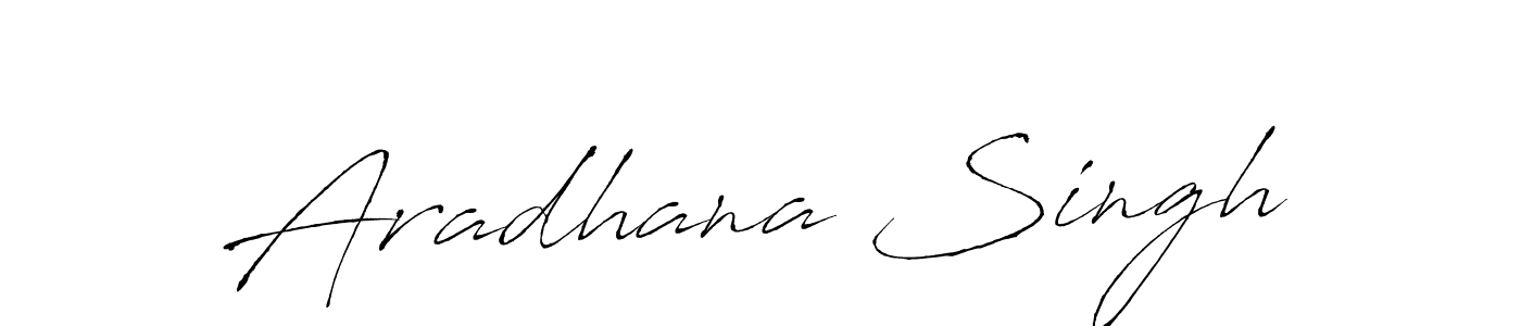 Also we have Aradhana Singh name is the best signature style. Create professional handwritten signature collection using Antro_Vectra autograph style. Aradhana Singh signature style 6 images and pictures png