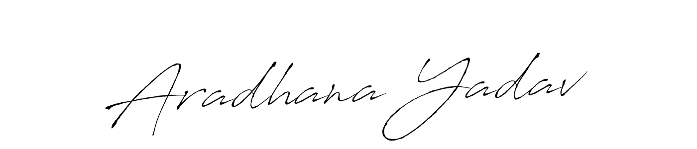 Also we have Aradhana Yadav name is the best signature style. Create professional handwritten signature collection using Antro_Vectra autograph style. Aradhana Yadav signature style 6 images and pictures png