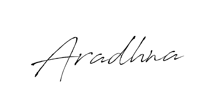 Create a beautiful signature design for name Aradhna. With this signature (Antro_Vectra) fonts, you can make a handwritten signature for free. Aradhna signature style 6 images and pictures png
