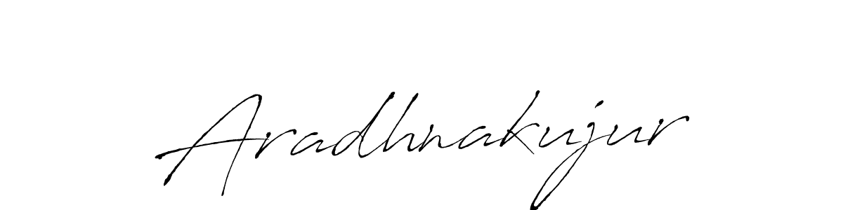 Create a beautiful signature design for name Aradhnakujur. With this signature (Antro_Vectra) fonts, you can make a handwritten signature for free. Aradhnakujur signature style 6 images and pictures png