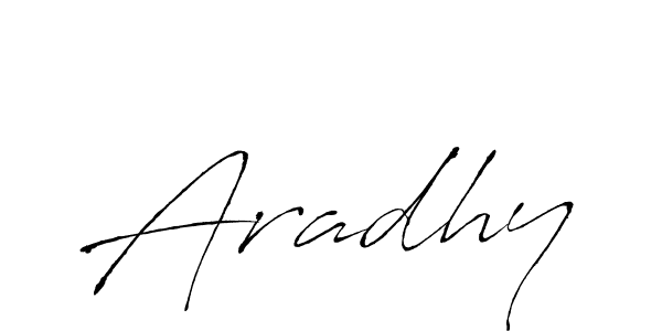Create a beautiful signature design for name Aradhy. With this signature (Antro_Vectra) fonts, you can make a handwritten signature for free. Aradhy signature style 6 images and pictures png