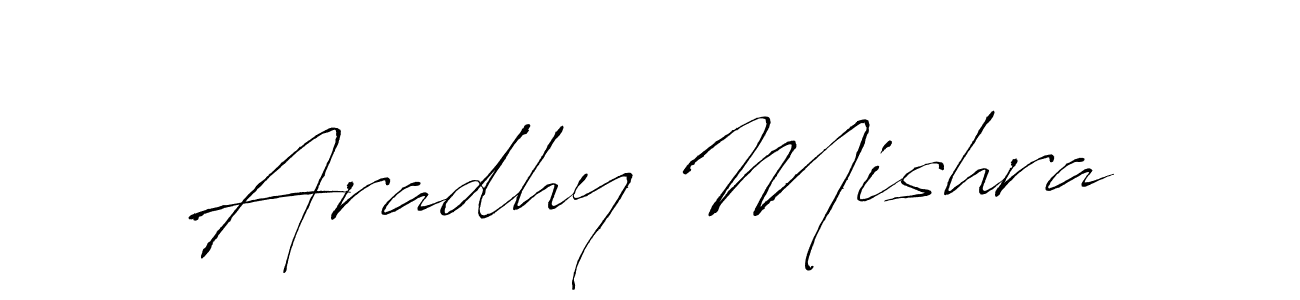 Design your own signature with our free online signature maker. With this signature software, you can create a handwritten (Antro_Vectra) signature for name Aradhy Mishra. Aradhy Mishra signature style 6 images and pictures png