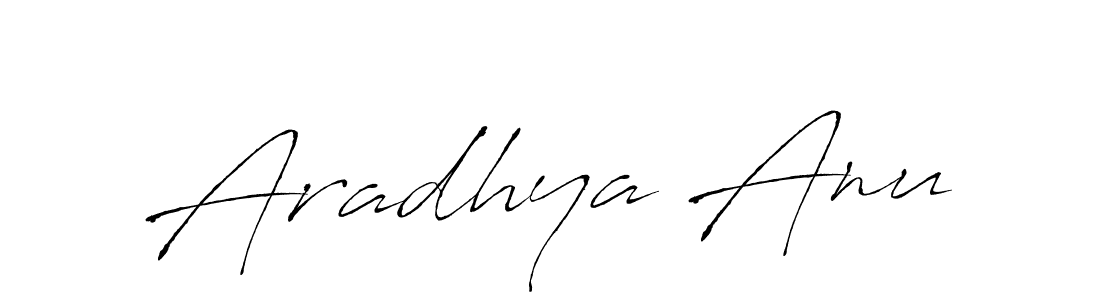 Antro_Vectra is a professional signature style that is perfect for those who want to add a touch of class to their signature. It is also a great choice for those who want to make their signature more unique. Get Aradhya Anu name to fancy signature for free. Aradhya Anu signature style 6 images and pictures png
