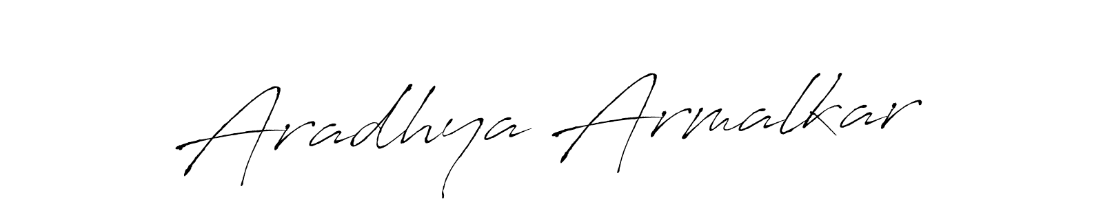 Aradhya Armalkar stylish signature style. Best Handwritten Sign (Antro_Vectra) for my name. Handwritten Signature Collection Ideas for my name Aradhya Armalkar. Aradhya Armalkar signature style 6 images and pictures png