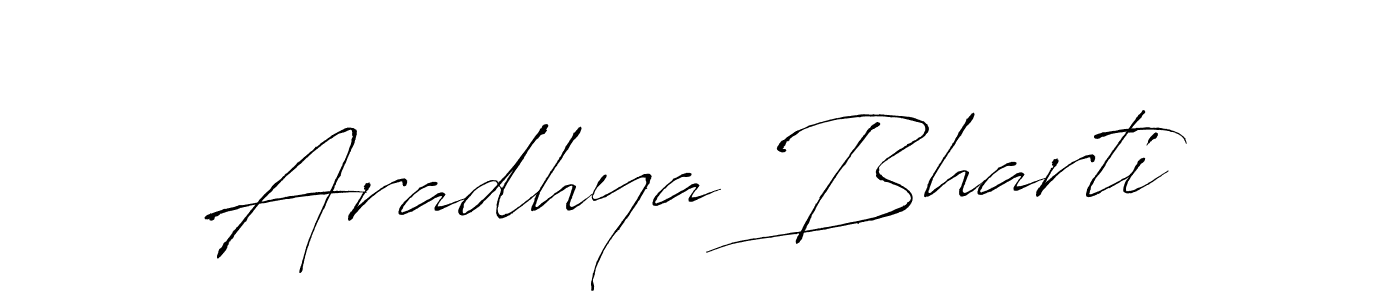 Aradhya Bharti stylish signature style. Best Handwritten Sign (Antro_Vectra) for my name. Handwritten Signature Collection Ideas for my name Aradhya Bharti. Aradhya Bharti signature style 6 images and pictures png