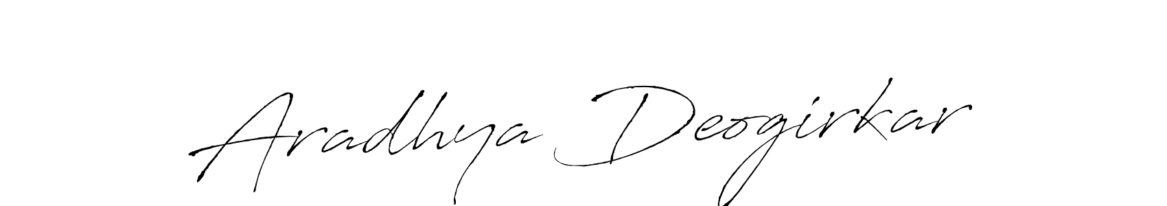 Aradhya Deogirkar stylish signature style. Best Handwritten Sign (Antro_Vectra) for my name. Handwritten Signature Collection Ideas for my name Aradhya Deogirkar. Aradhya Deogirkar signature style 6 images and pictures png