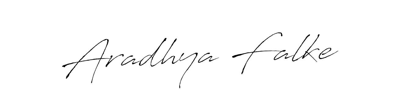 Aradhya Falke stylish signature style. Best Handwritten Sign (Antro_Vectra) for my name. Handwritten Signature Collection Ideas for my name Aradhya Falke. Aradhya Falke signature style 6 images and pictures png