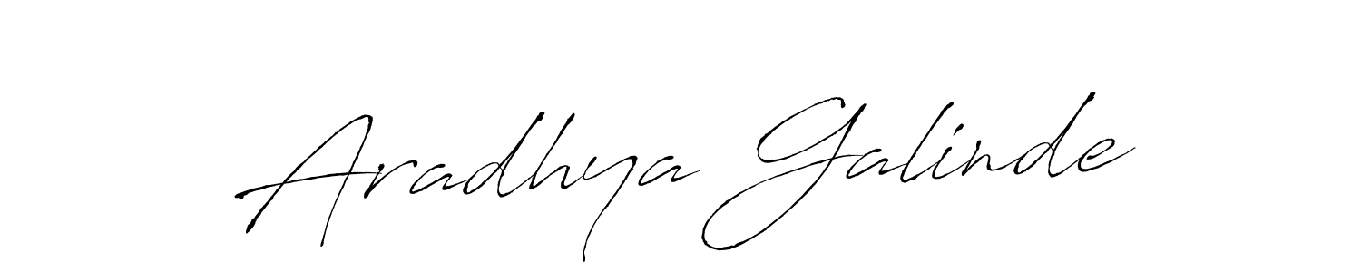 How to make Aradhya Galinde signature? Antro_Vectra is a professional autograph style. Create handwritten signature for Aradhya Galinde name. Aradhya Galinde signature style 6 images and pictures png
