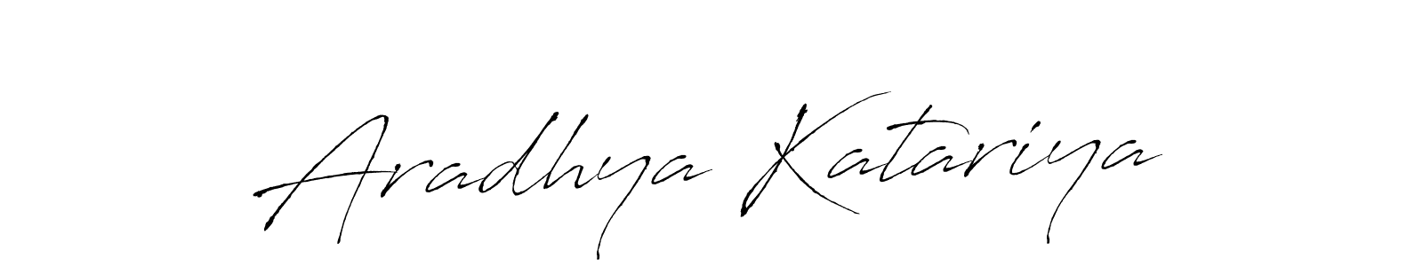 Aradhya Katariya stylish signature style. Best Handwritten Sign (Antro_Vectra) for my name. Handwritten Signature Collection Ideas for my name Aradhya Katariya. Aradhya Katariya signature style 6 images and pictures png