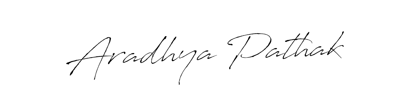 Create a beautiful signature design for name Aradhya Pathak. With this signature (Antro_Vectra) fonts, you can make a handwritten signature for free. Aradhya Pathak signature style 6 images and pictures png