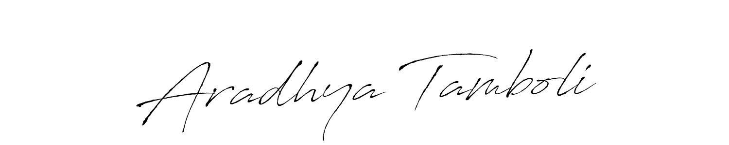 How to make Aradhya Tamboli signature? Antro_Vectra is a professional autograph style. Create handwritten signature for Aradhya Tamboli name. Aradhya Tamboli signature style 6 images and pictures png