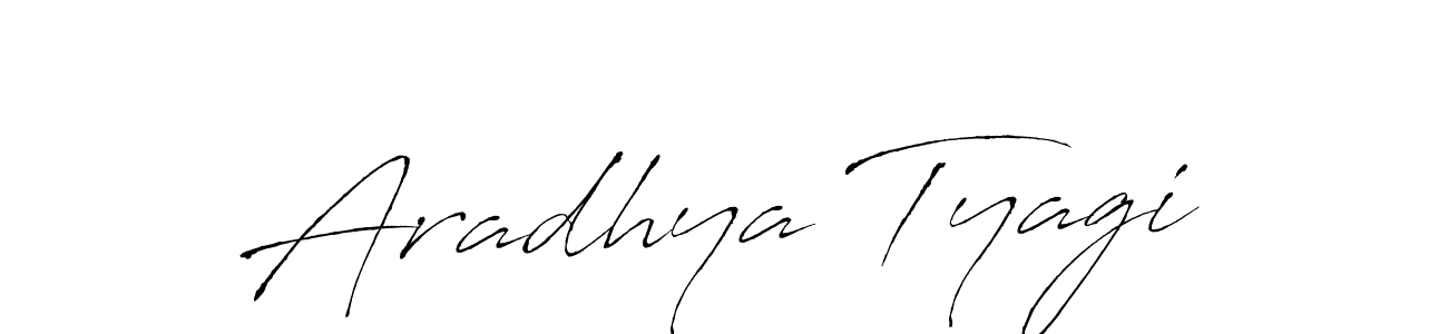 Make a beautiful signature design for name Aradhya Tyagi. Use this online signature maker to create a handwritten signature for free. Aradhya Tyagi signature style 6 images and pictures png