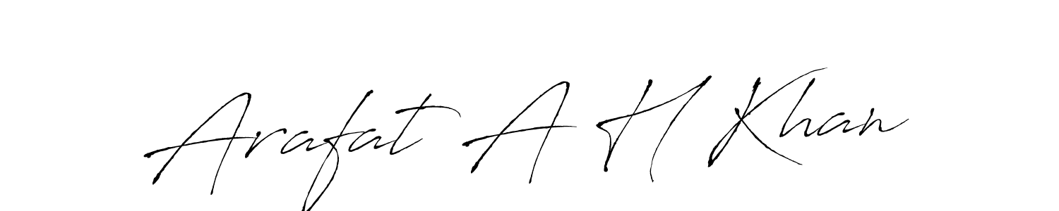 Make a short Arafat A H Khan signature style. Manage your documents anywhere anytime using Antro_Vectra. Create and add eSignatures, submit forms, share and send files easily. Arafat A H Khan signature style 6 images and pictures png