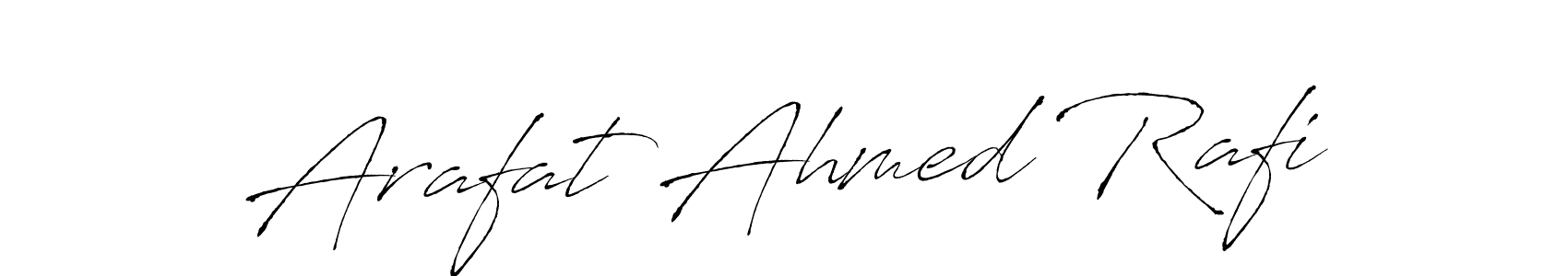 Make a beautiful signature design for name Arafat Ahmed Rafi. With this signature (Antro_Vectra) style, you can create a handwritten signature for free. Arafat Ahmed Rafi signature style 6 images and pictures png