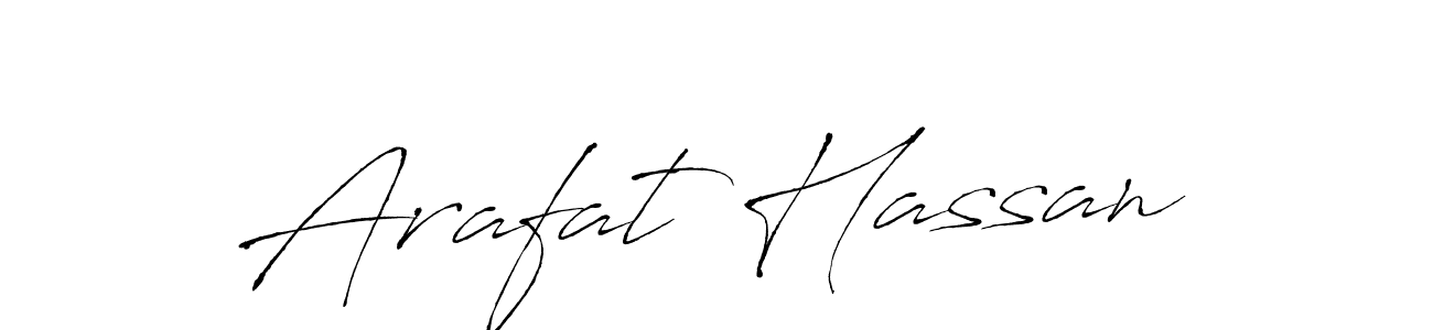 Create a beautiful signature design for name Arafat Hassan. With this signature (Antro_Vectra) fonts, you can make a handwritten signature for free. Arafat Hassan signature style 6 images and pictures png