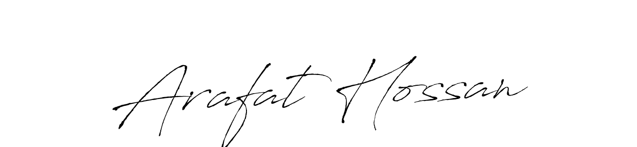 Make a beautiful signature design for name Arafat Hossan. With this signature (Antro_Vectra) style, you can create a handwritten signature for free. Arafat Hossan signature style 6 images and pictures png