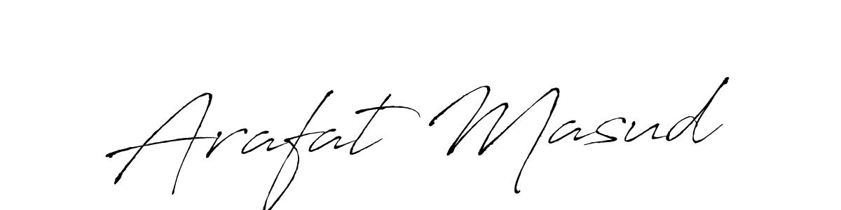 The best way (Antro_Vectra) to make a short signature is to pick only two or three words in your name. The name Arafat Masud include a total of six letters. For converting this name. Arafat Masud signature style 6 images and pictures png