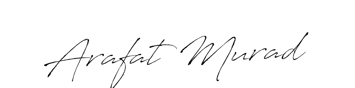 Arafat Murad stylish signature style. Best Handwritten Sign (Antro_Vectra) for my name. Handwritten Signature Collection Ideas for my name Arafat Murad. Arafat Murad signature style 6 images and pictures png