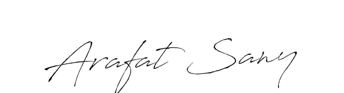 How to make Arafat Sany signature? Antro_Vectra is a professional autograph style. Create handwritten signature for Arafat Sany name. Arafat Sany signature style 6 images and pictures png