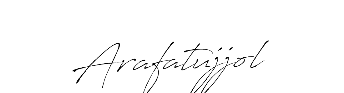 How to make Arafatujjol name signature. Use Antro_Vectra style for creating short signs online. This is the latest handwritten sign. Arafatujjol signature style 6 images and pictures png