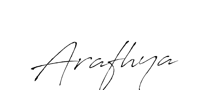 Create a beautiful signature design for name Arafhya. With this signature (Antro_Vectra) fonts, you can make a handwritten signature for free. Arafhya signature style 6 images and pictures png