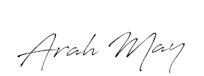 if you are searching for the best signature style for your name Arah May. so please give up your signature search. here we have designed multiple signature styles  using Antro_Vectra. Arah May signature style 6 images and pictures png