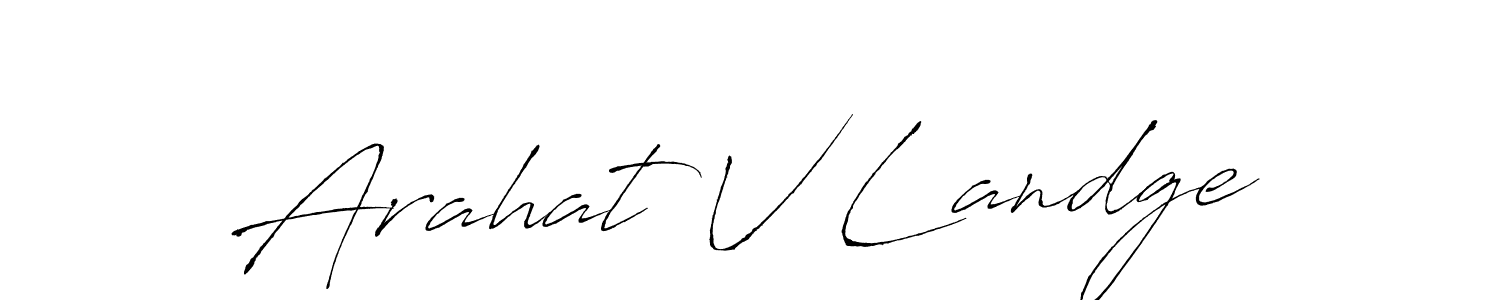How to Draw Arahat V Landge signature style? Antro_Vectra is a latest design signature styles for name Arahat V Landge. Arahat V Landge signature style 6 images and pictures png